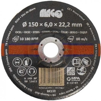 Magg Kotouč brusný 150 x 6 x 22,2 mm BK150