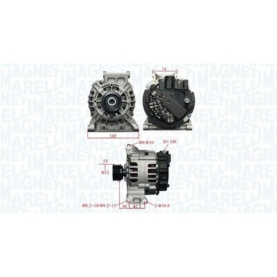 Alternátor MAGNETI MARELLI 063731875010