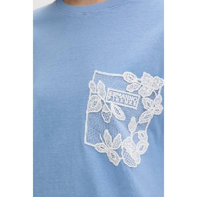 ERMANNO Firenze тениска basic дамска памучна (D48EL009EE3)