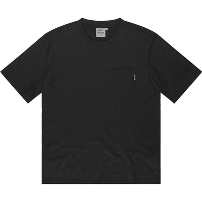 Vintage Industries Gray Pocket tričko krátky rukáv čierne