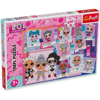 Trefl Пъзел Trefl от 200 части - Сладки кукли (13288)