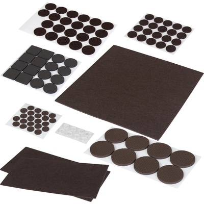 EVA Sada filcových podložek a tlumičů dvířek černá 99 ks – Zboží Dáma