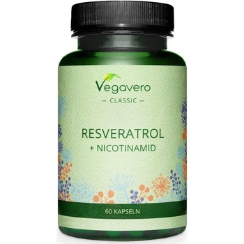 Vegavero Resveratrol + Nicotinamid, 60 капсули, Vegavero