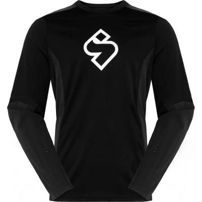 Sweet Protection Мъжка фланелка с дълъг ръкав за колоездене Sweet Protection Hunter II Park Long Sleeve Cycling jersey - Black (056-4023-0113)