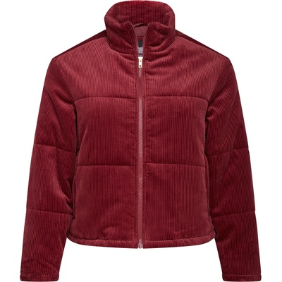Urban Classics Преходно яке 'Corduroy Puffer Jacket' червено, размер XXL