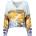 DESIGUAL Дамска жилетка desigual, Размер l, Цвят Синьо (26swjf18_az5004)