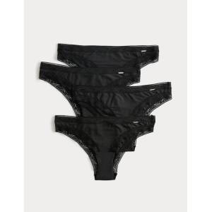 Marks & Spencer Бразилски бикини от модална смес, 4 броя Marks & Spencer черен Marks & Spencer | Cheren | ЖЕНИ | 8