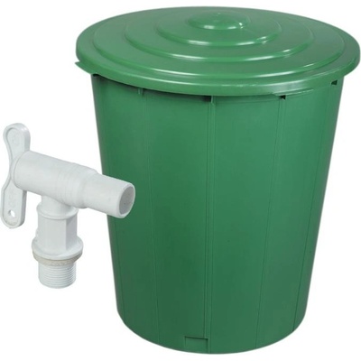 J.A.D. TOOLS Ecotank sud na dešťovou vodu 210 l s víkem a ventilem – Sleviste.cz