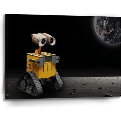 Sablio Obraz Wall-E robot Měsíc - 90x60 cm