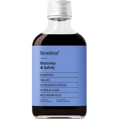 Sirupárna Domácí Borůvka & Šalvěj Sirup 100 ml