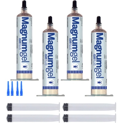 Belgagri - Белгия Магнум биоциден гел за унищожаване на ХЛЕБАРКИ 4 бр. x 40 гр. + ПОДАРЪК бутало (261005-4-901)