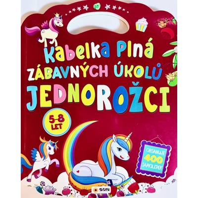 Malovánky se samolepkami Výtvarná kabelka