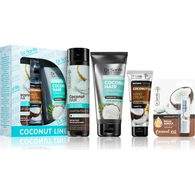 Dr. Santé Coconut подаръчен комплект за суха и крехка