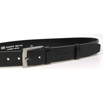 Penny Belts kožený opasek 34-60 černý