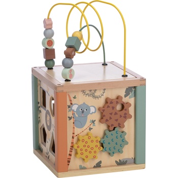 FREEON Дървен обучителен куб Freeon - Free 2 Play (80647)