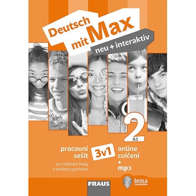 Deutsch mit Max neu + interaktiv 2/A1 - Pracovní sešit 3 v 1 + mp3 - neuveden