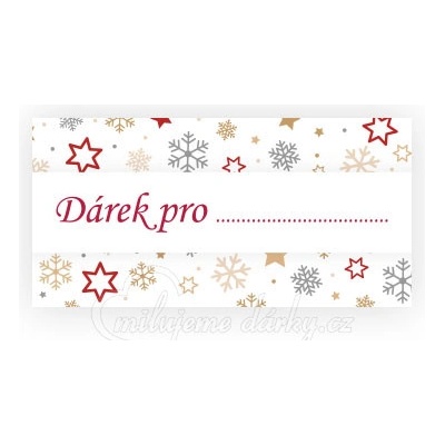 vánoční komplimentka k dárku: Dárek pro..