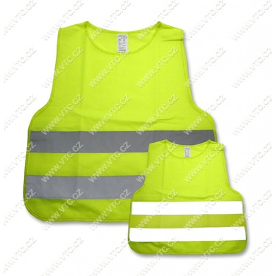 Vesta reflexní dětská - žlutá, S – Zboží Dáma