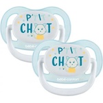 Bebeconfort Силиконови залъгалки Bebe Confort - Physio Air, 0-6 месеца, Petit Chat, 2 броя (3104201810) - ozone