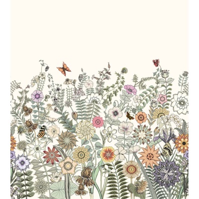 Esta Home 159107 vliesová fototapeta na zeď Vintage Flowers, rozměry 2,5 x 2,79 m