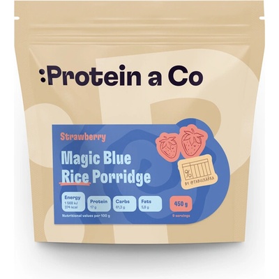 Protein&Co. Šmoulová rýžová kaše Malina 450 g
