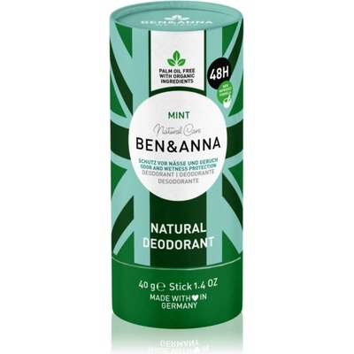 Ben & Anna Natural Care Mint натурален твърд дезодорант 40 гр