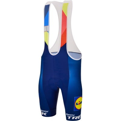 Santini krátke s trakmi Lidl Trek 2024 modrá