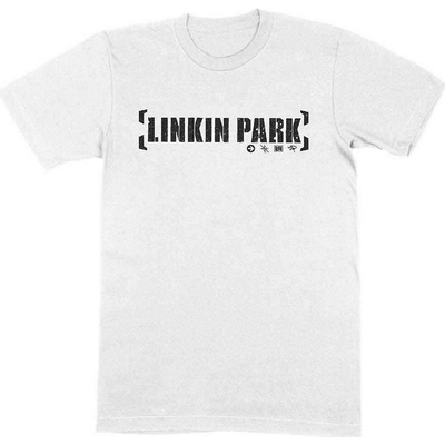 Plastic Head tričko metal Linkin Park Bracket Logo White čierna