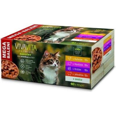 Vivavita v omáčke 40x85 g