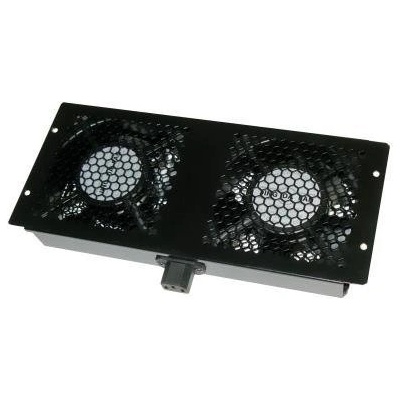 XtendLan SFANG02-P Ventilační jednotka, pro stojanové rozvaděče hloubky 600,800,1000,1200mm, 2x ventilátor, napájecí kabel SFANG02-P