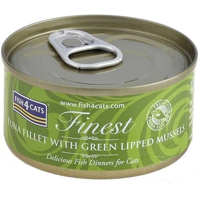 Fish4Cats Finest tuniak s mušľami 70 g