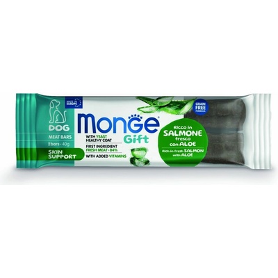 MONGE GIFT Dog Skin tyčinky s čerstvým lososem a aloe 40 g
