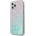 GUESS Liquid Glitter Gradient Case - дизайнерски кейс с висока защита за iPhone 12, iPhone 12 Pro (розов)