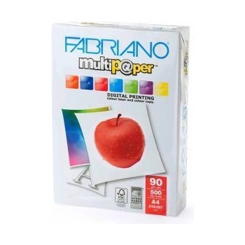 Fabriano Копирна хартия Fabriano Multipaper, A4, 297 x 210 mm, 110 m, 90 g/m2, Гланц, 500 листа, 1505100190