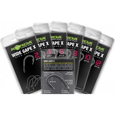 Korda Wide Gape X vel.4 10 ks