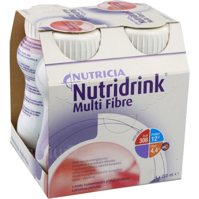 Nutridrink s příchutí jahodovou 4x200ml