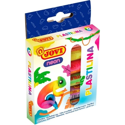 JOVI Пластилин JOVI Neon 6 цвята х 15 гр