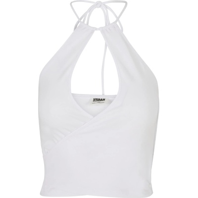 Urban Classics Дамски топ в бял цвят Urban Classics Ladies Wraped TopUB-TB5974-00220 - Бял, размер 3XL