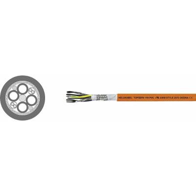 Helu TOPSERV® 119 707291 servo kábel 4 G 1.5 mm² + 4 x 0.75 mm² 50 m oranžová