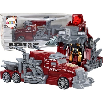 mamido Červený Kamión Robot Transformácia 2v1 Multifunkčný