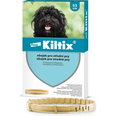 Kiltix Obojek antiparazitní střední 53 cm