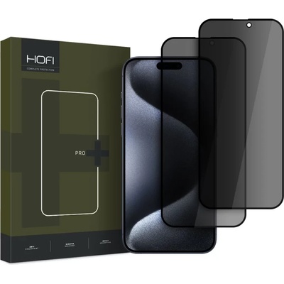 HOFI Anti Spy Glass Pro+ 2 бр Privacy Glass iPhone 16 Plus протективно стъкло за поверителност (5906302310876)