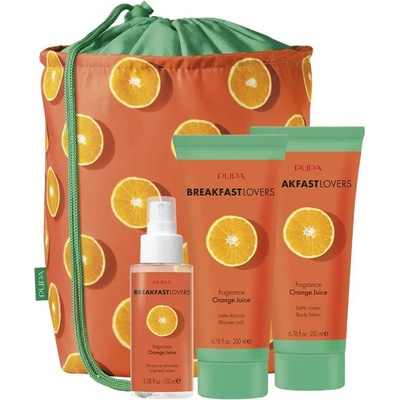 Pupa Milano Pupa Breakfast Lovers Комплект Orange Juice, с несесер, 3 части