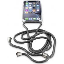 Pouzdro Cellularline Neck-Case s černou šňůrkou na krk Apple iPhone XR čiré