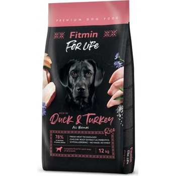 Fitmin Dog For Life Duck & Rice 12 kg