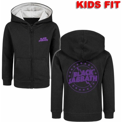 Metal Kids mikina s kapucí Black Sabbath Emblem černá