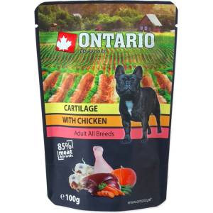 ONTARIO Капсула ontario dog Хрущял с пиле в бульон 100 г