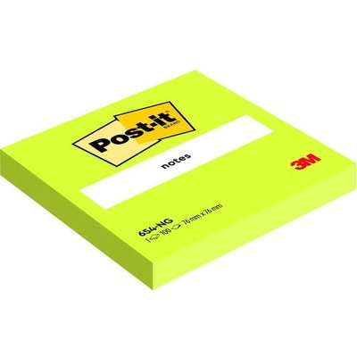 POST-IT Bloček Post-it 76x76 neón zelený (MM065444)
