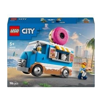 LEGO® Constructor LEGO® City Doughnut Truck 60452, 196 pcs