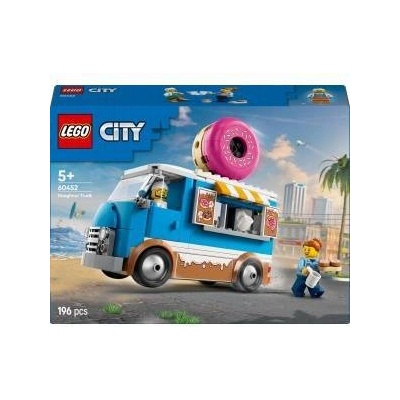 LEGO® Constructor LEGO® City Doughnut Truck 60452, 196 pcs
